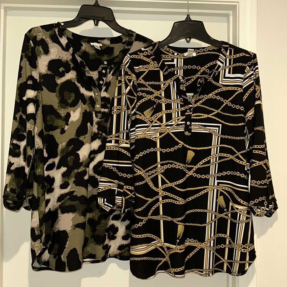 BUNDLE Stylish SPENSE TOP- Black and Camouflage